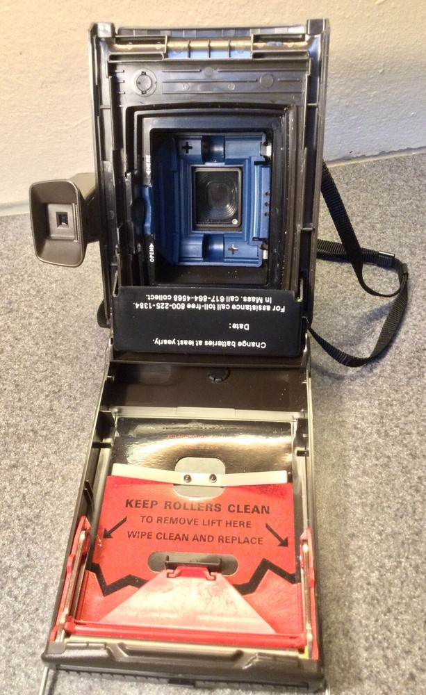 POLAROID MINUTE MAKER LAND CAMERA WITH FLASH CUBES, MANUALS & BOX