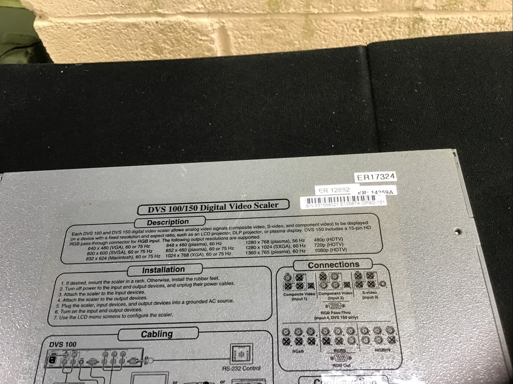 Extron Digital Video Scaler DVS 100