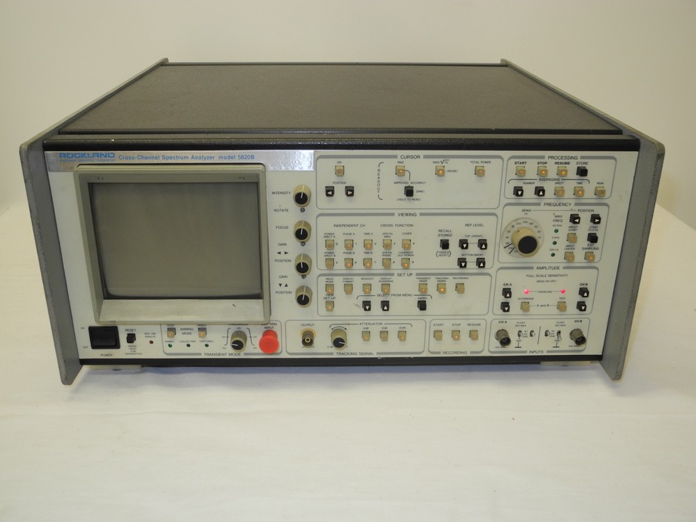 WAVETEK ROCKLAND SCIENTIFIC 5820B CROSS CHANNEL SPECTRUM ANALYZER
