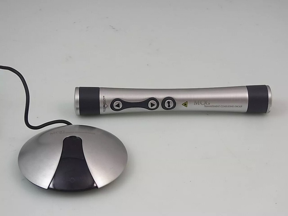 NEW UNUSED Mac & PC Remote Control Laser Pointer Marksman Zodiac Class 2 Silver