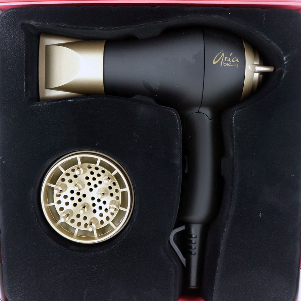 Ionic Mini Blowdryer by Aria. Powerful and compact and very nice looking