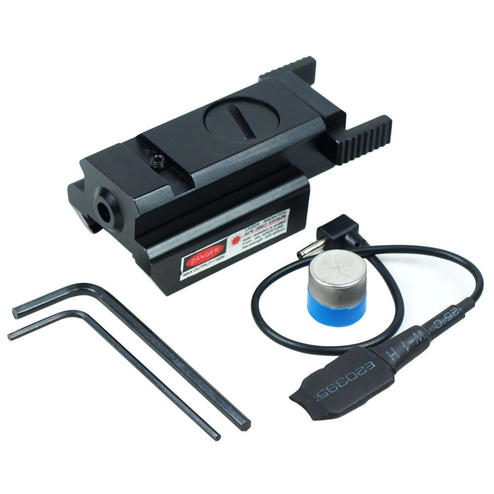 Tactical Compact Pistol Red Dot Laser Sight With Remote Switch For Glock