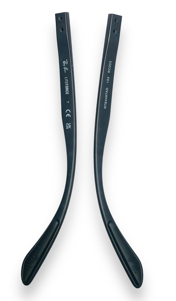 Ray Ban RX7235 Eyeglasses Black Replacement Temples Genuine