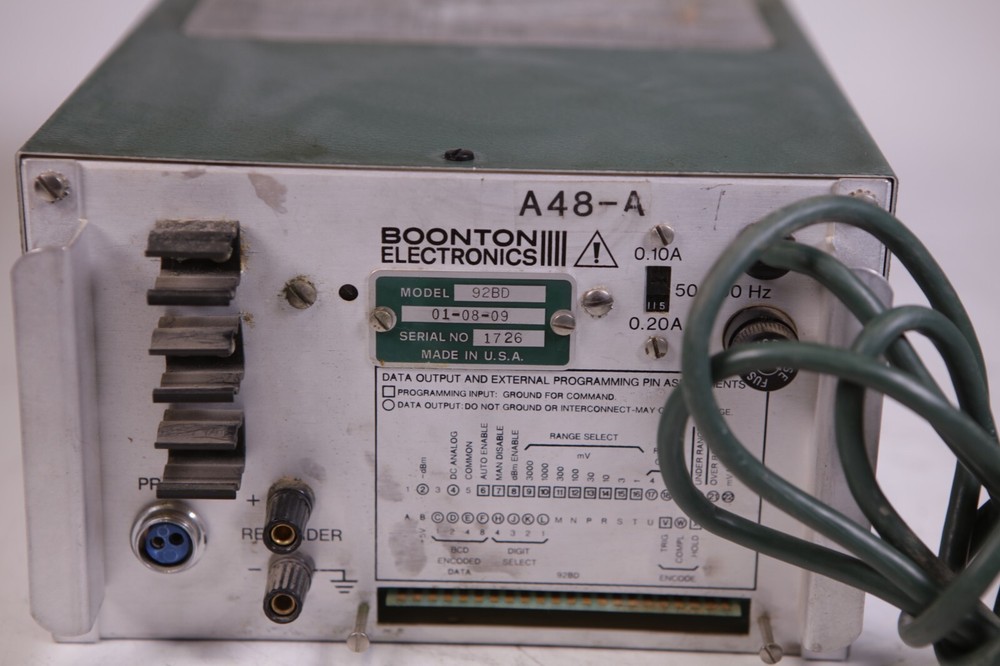 Boonton Electronics 92BD RF Millivoltmeter