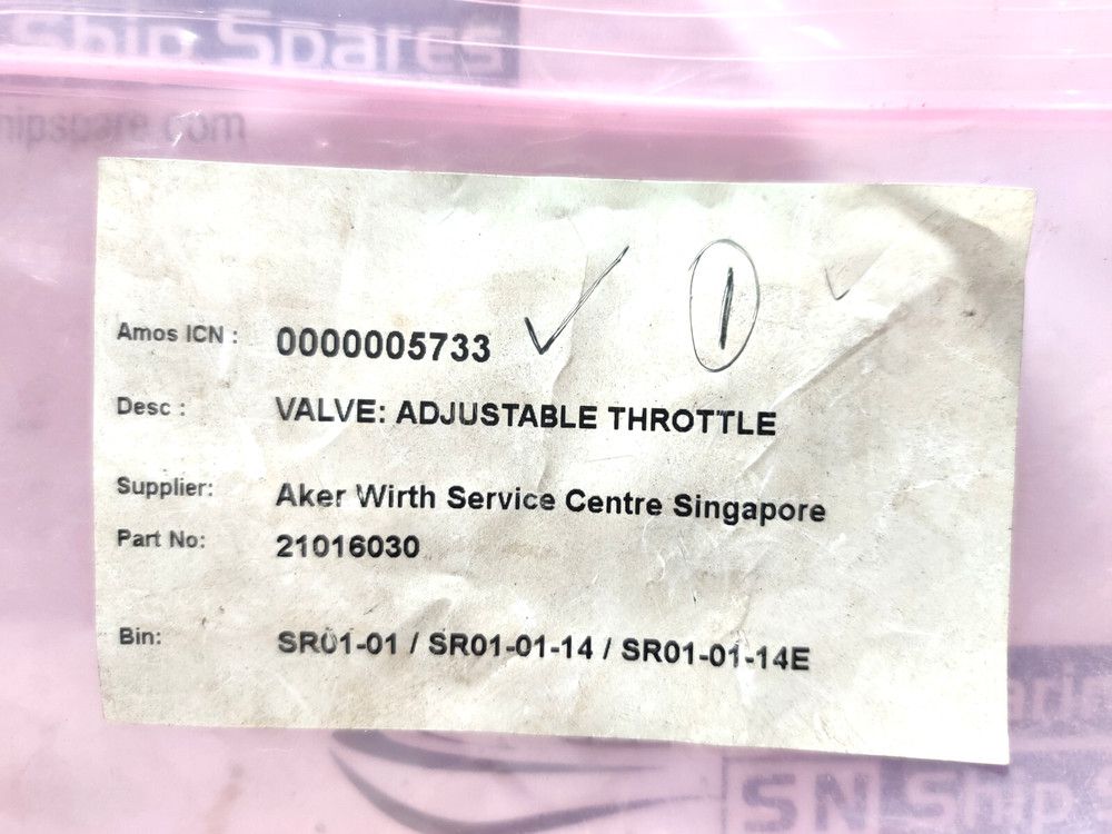 Flutec 21016030 Adjustable Throttle Valve