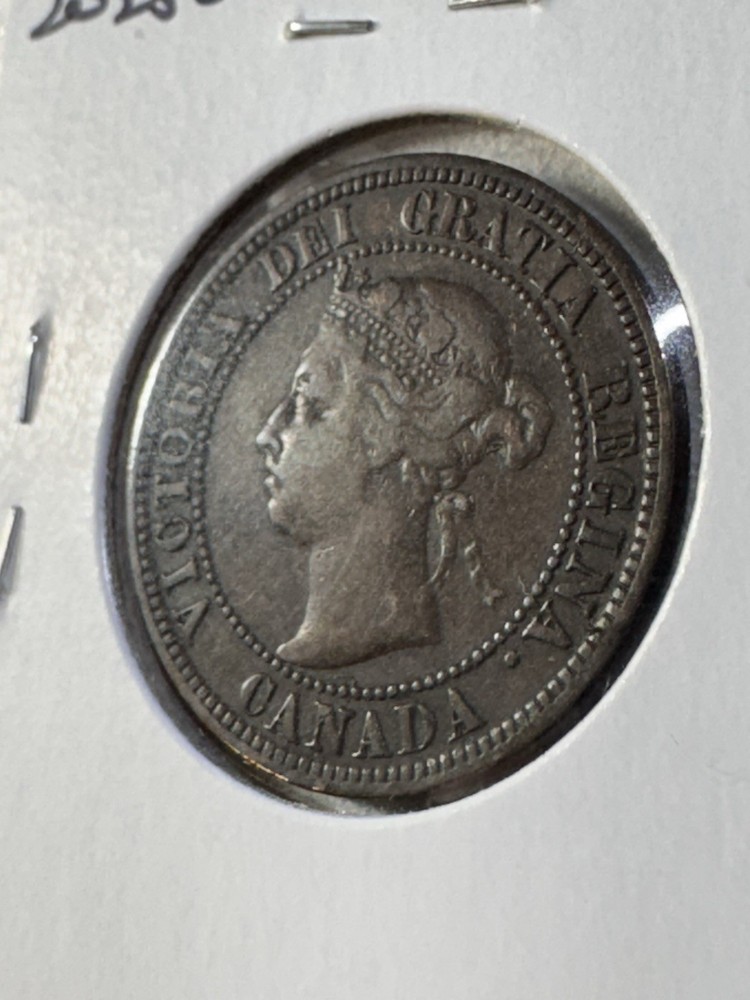 1892 Canada Large Cent Bronze Coin