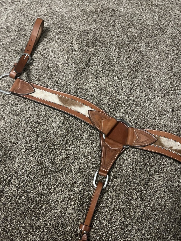 Cow Hide Breast Collar ￼