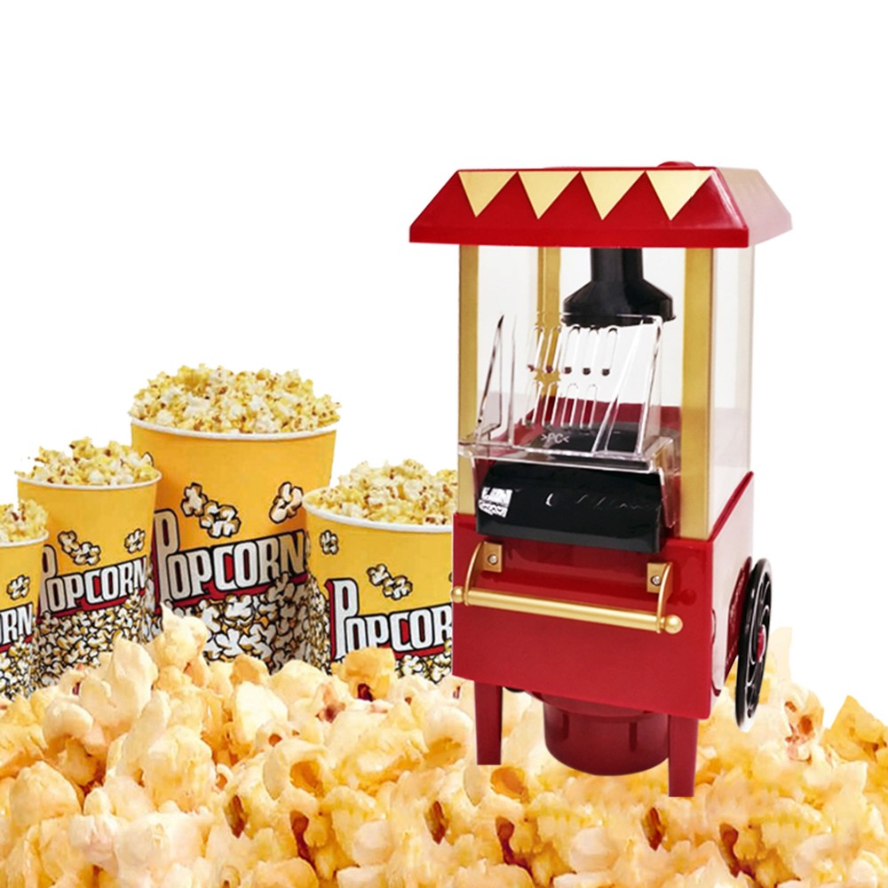 Mini Popcorn Machine Carriage Shape Hot Sell Tabletop Popcorn Maker