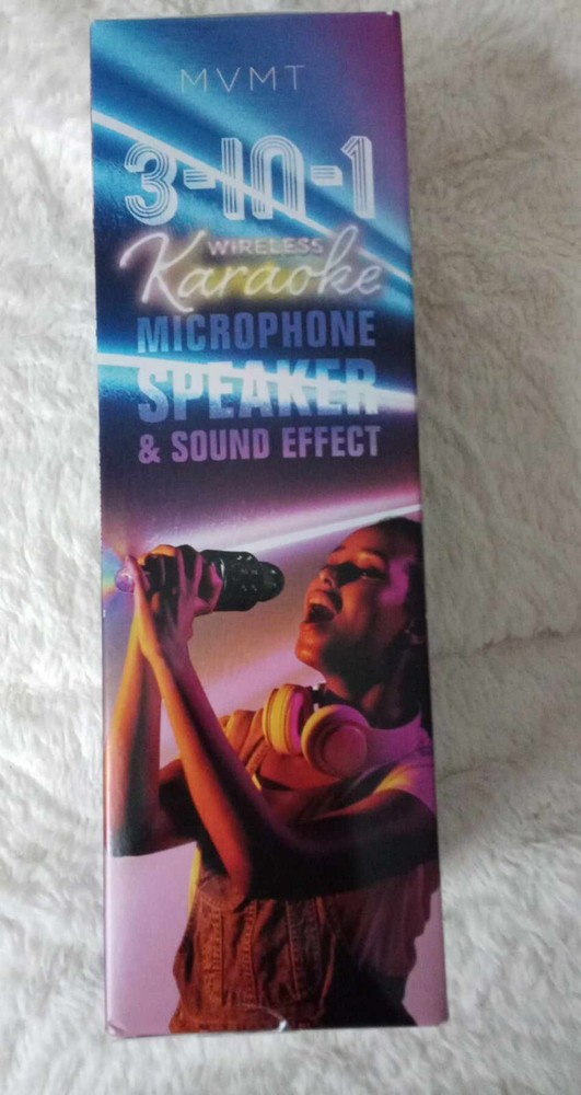 MVMT Karaoke Wireless Microphone & Speaker All In One