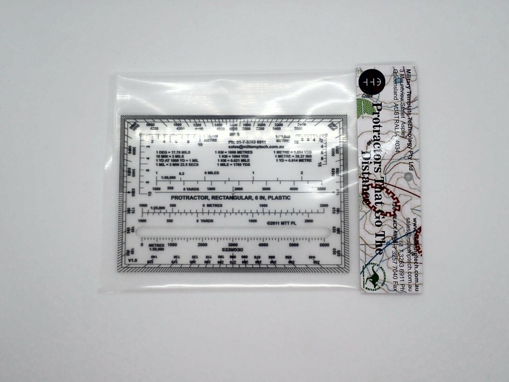 6IN Rectangular Protractor