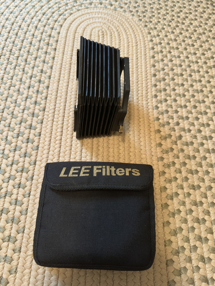 Lee filter holder with case used