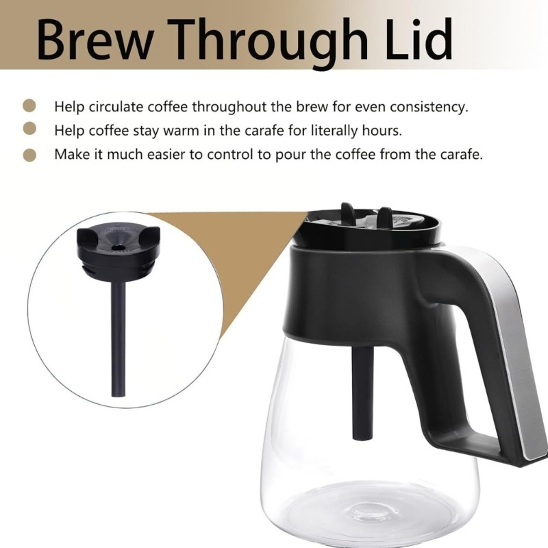 Simple Installation Coffee Pot Lid Replacement Enhancing User Experience