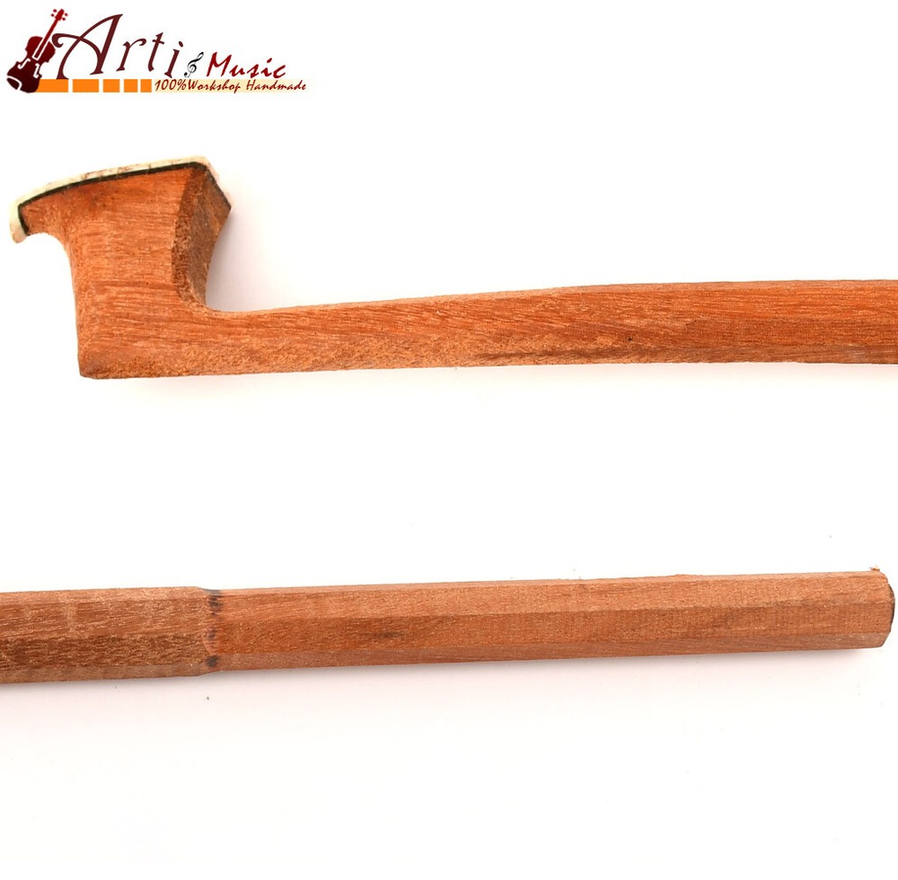 New 5Star D.PECCATTE Mode Master Pernambuco Violin Bow 4/4 Stick Stiff Half Made