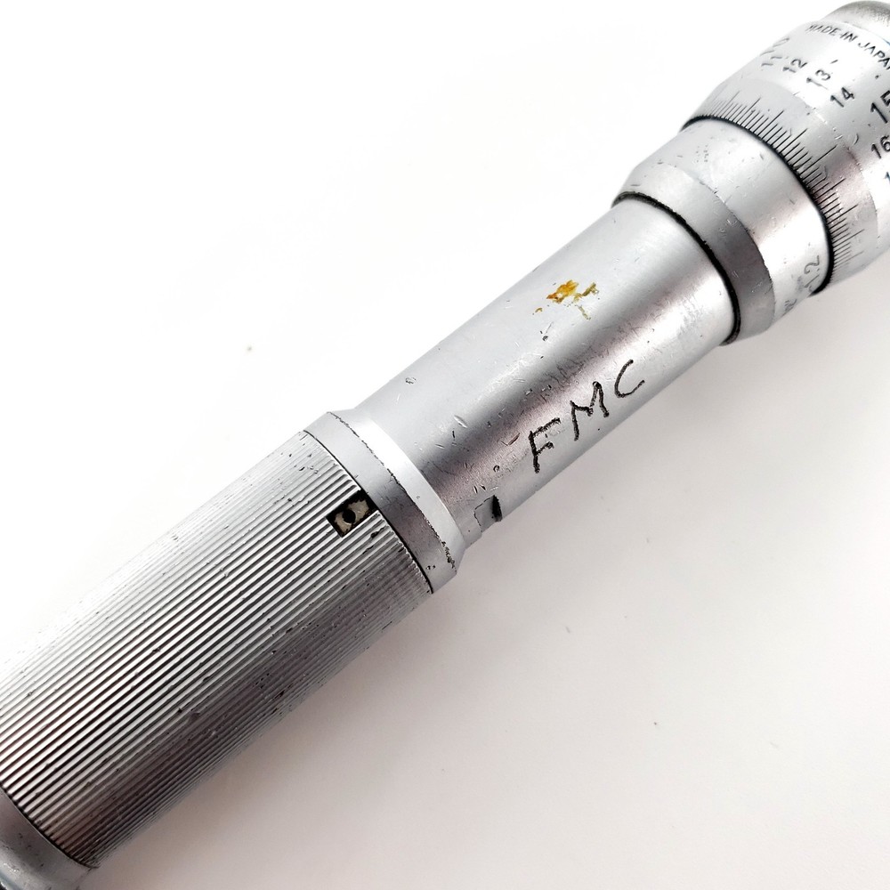 Mitutoyo 3-Point Bore Inside Micrometer 1–1.2" .0002"