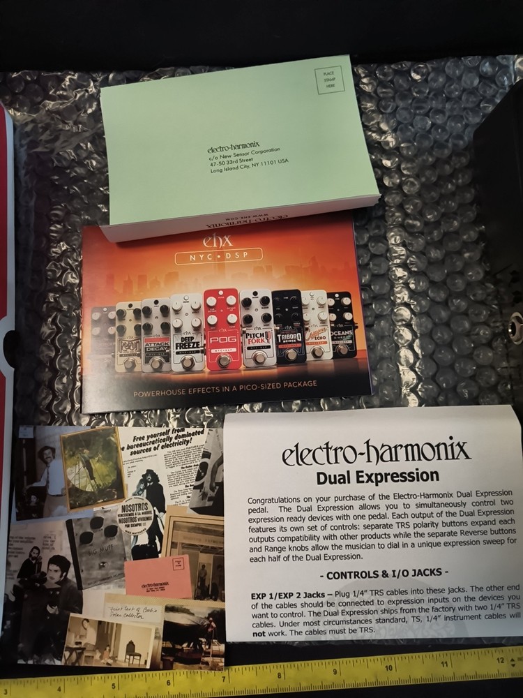Electro Harmonix Dual Output Expression Pedal - EHX