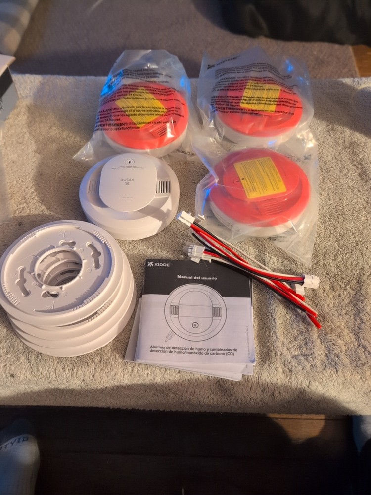 KIDDE 20SAR Smoke Alarm Hardwired Interconnected w Backup & LED 4Pack