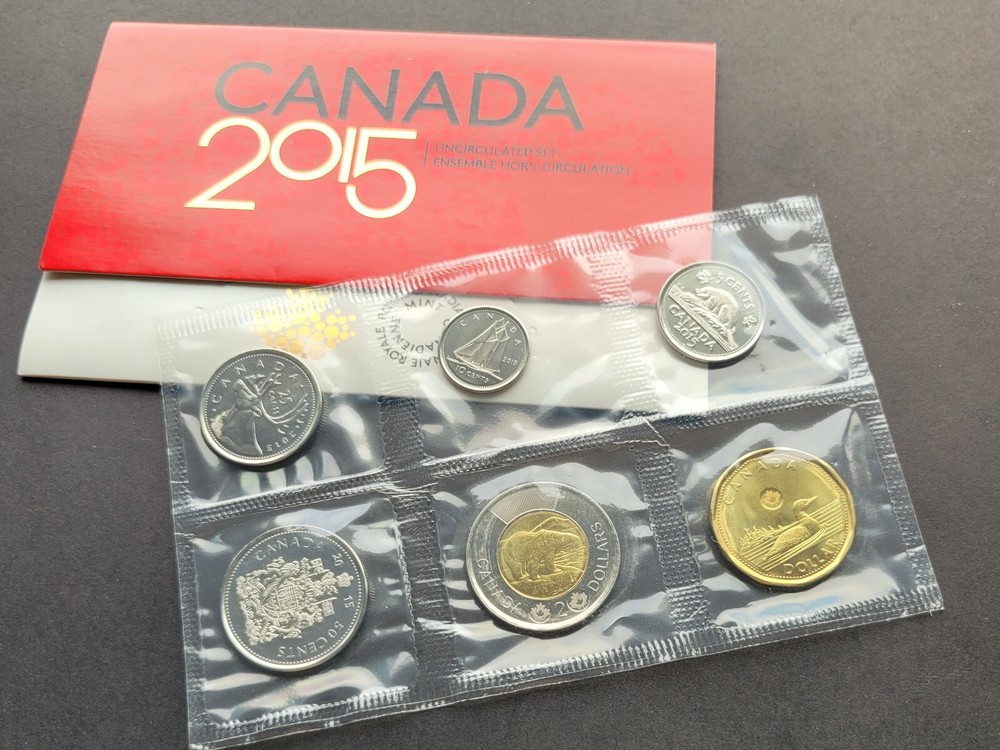 *** 2015 CANADA PROOF LIKE ROYAL MINT SET ***