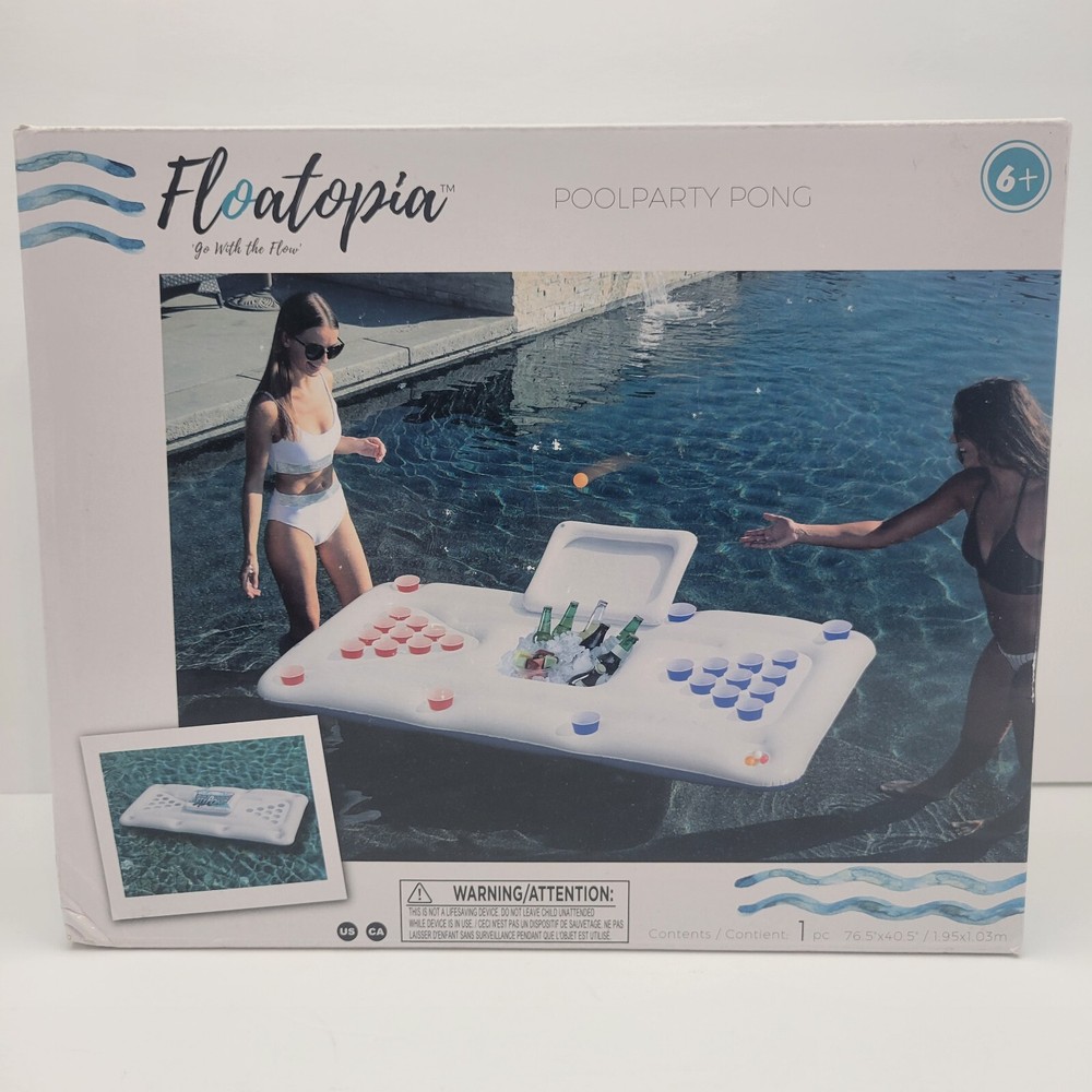 Pool Party Floating Beer Pong Cooler