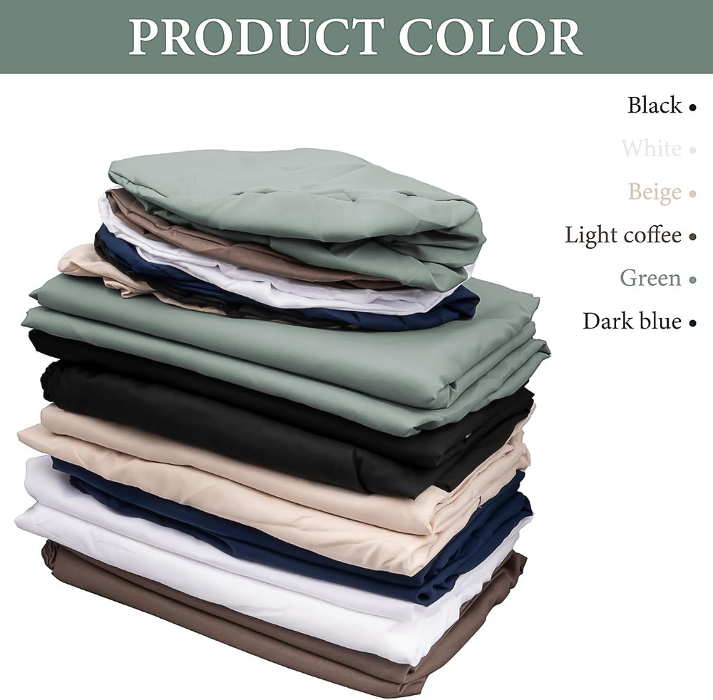 6 Sets Microfiber Massage Table Sheets Set,18-Piece Includes Massage Table Cover