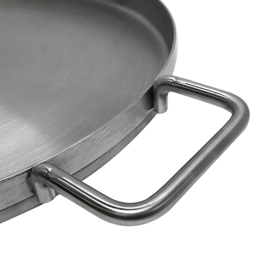 Stainless Steel Flat Comal Griddle Pan Cookware 16", 20"