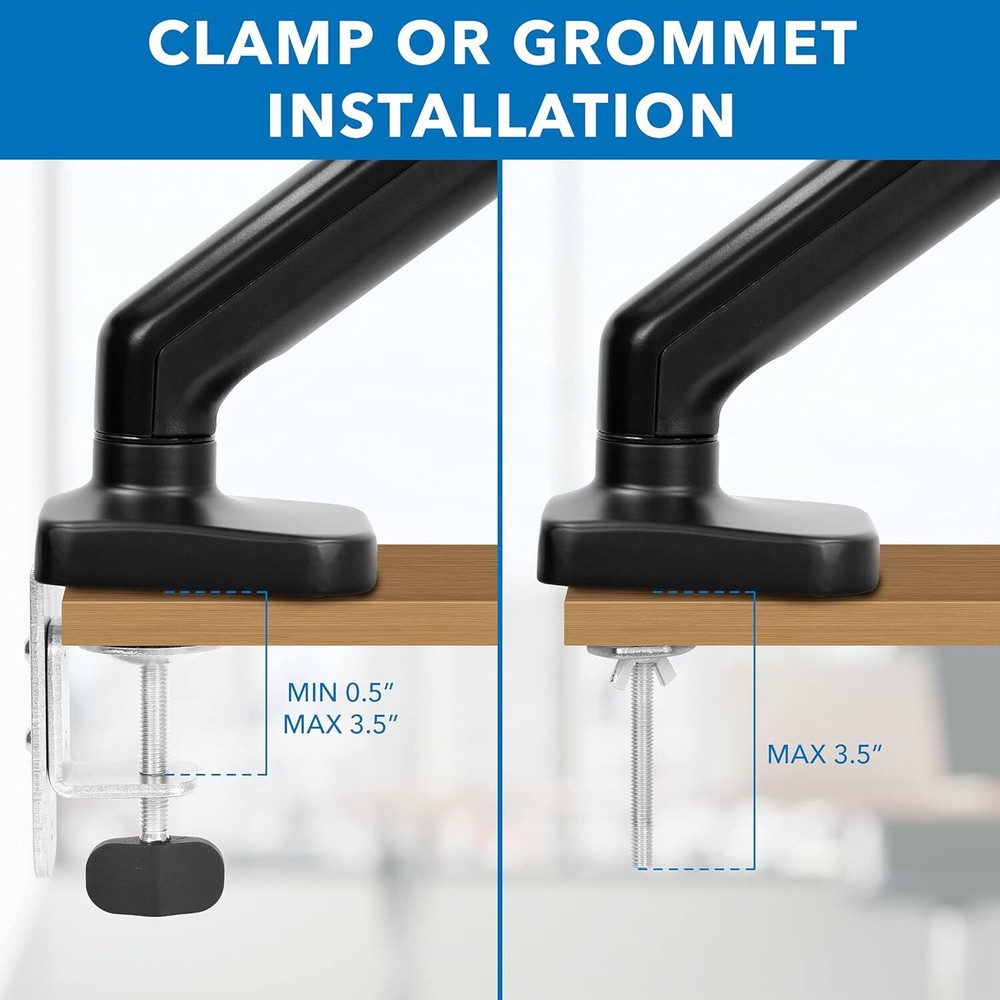 Mount-It! Laptop Desk Arm Mount - MI-6352LT, Universal Compatibility,...