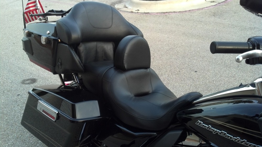 Harley Drivers Backrest for Electra Glide, Ultra,Tri Quick Release Adjustable