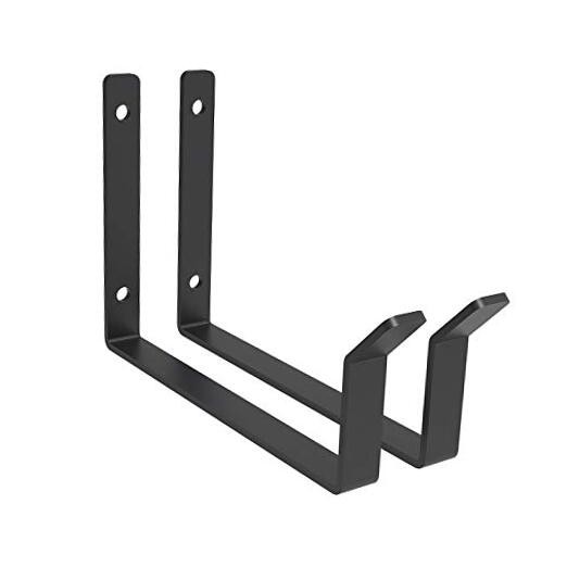 2 Pack Add On Storage Utility Hook Accessory for Garage Utility Hook x 2 Black