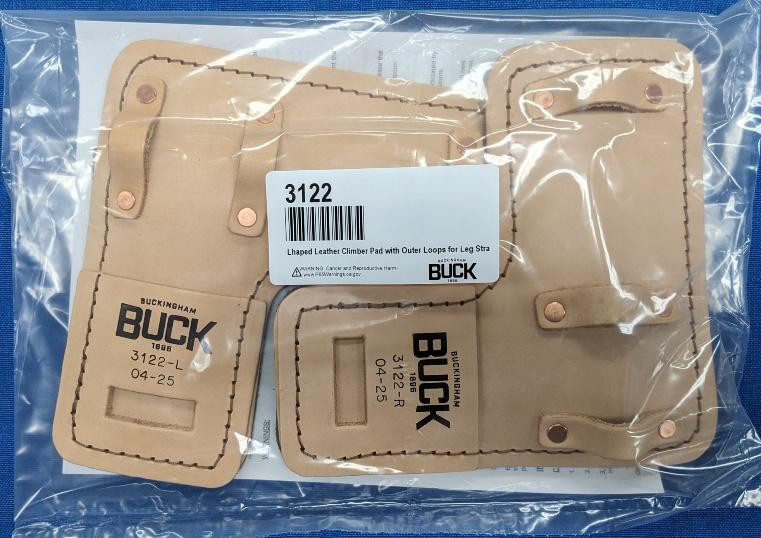 BUCKINGHAM MFG, CLIMBING PADS, 3122