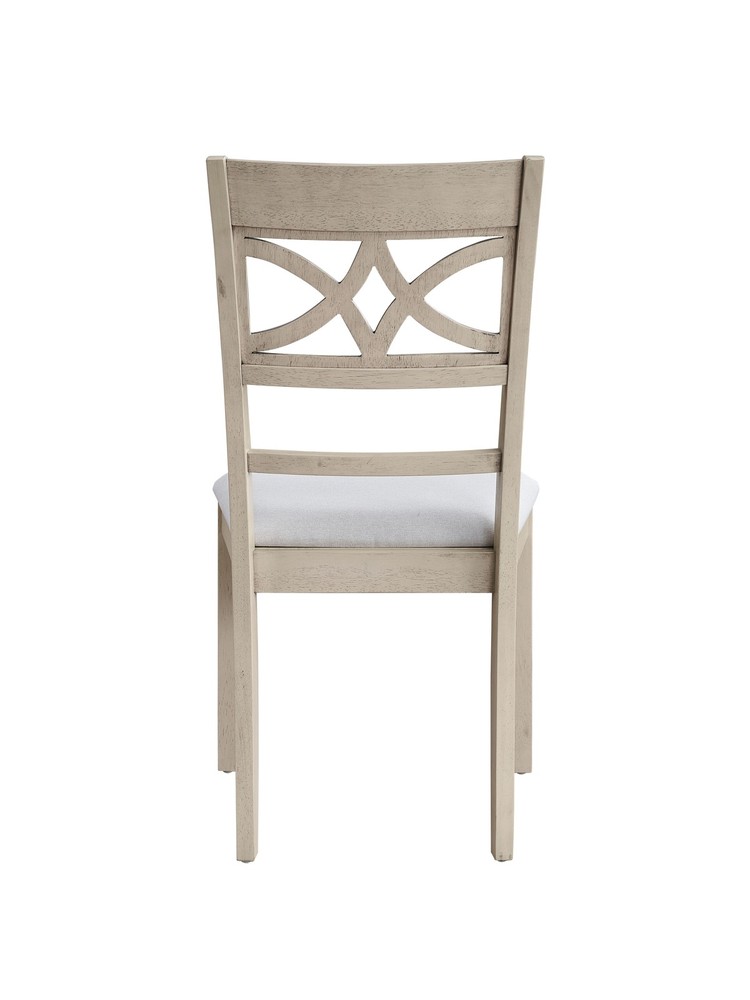 Ferris Antique Gray Finish Side Chair