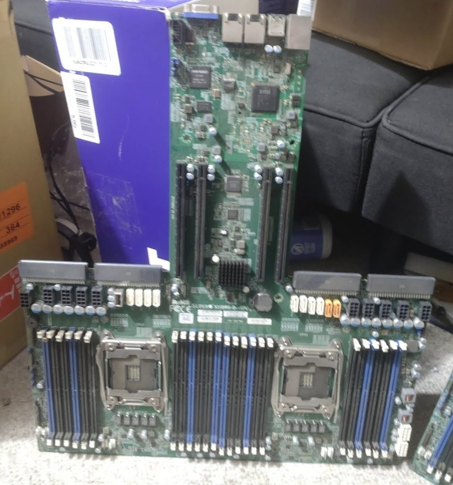 3x Untested Supermicro X10DRG-O+-CPU Motherboards for SYS-4028GR-TR2
