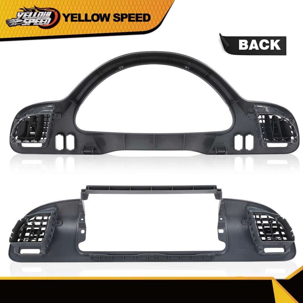 Fit For 2002-2006 Dodge Sprinter Dash Panel Bezel Trim With A/C Vents Left+Right