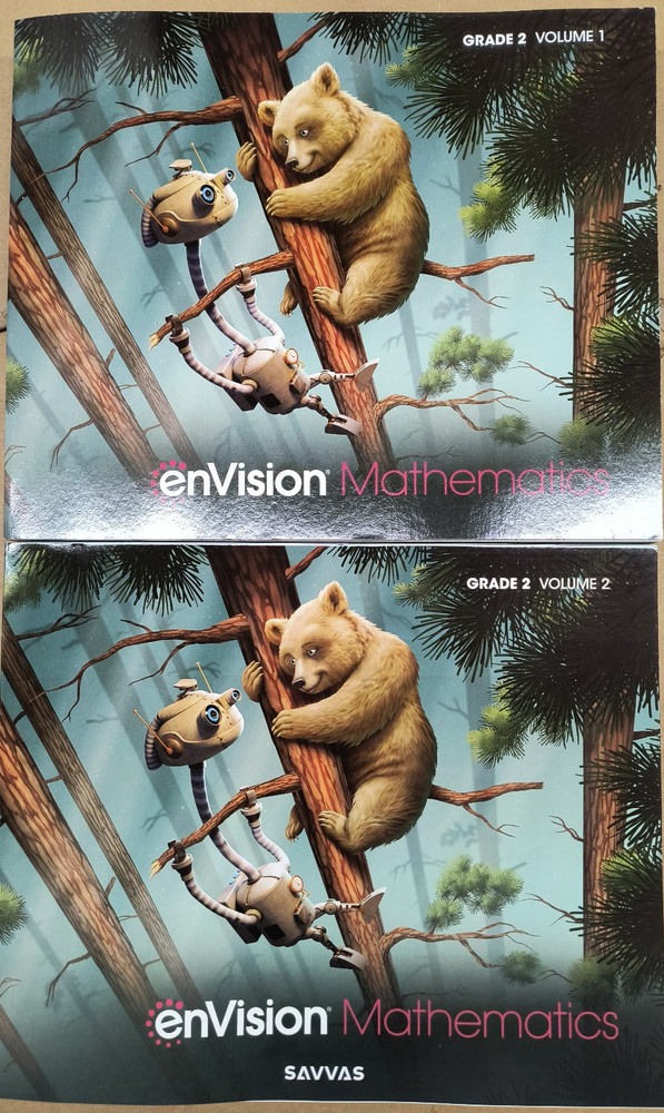 EnVision Mathematics Grade 2 Student Volume 1 & 2 Math Savvas 2020