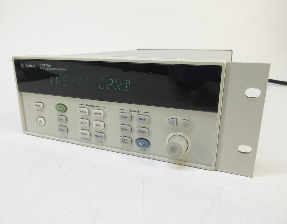 Agilent 34970A Data Acquisition / Data Logger Switch Unit w/ RS232 GPIB, DMM