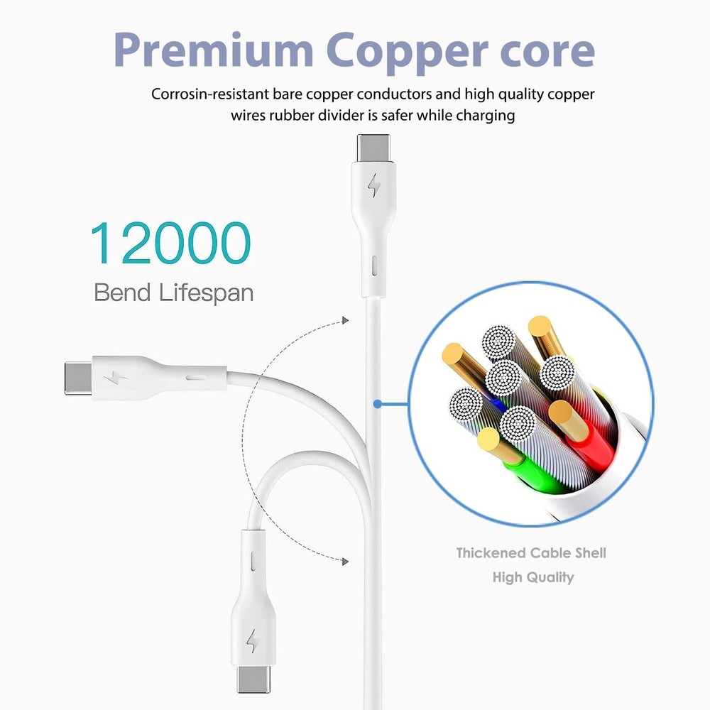 Replacement for Ring Barrel Plug to USB-C Adapter 1-Pack