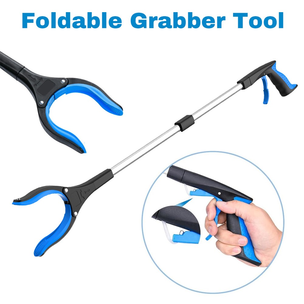 Practical pickup tool clip garbage collector household portable foldable long