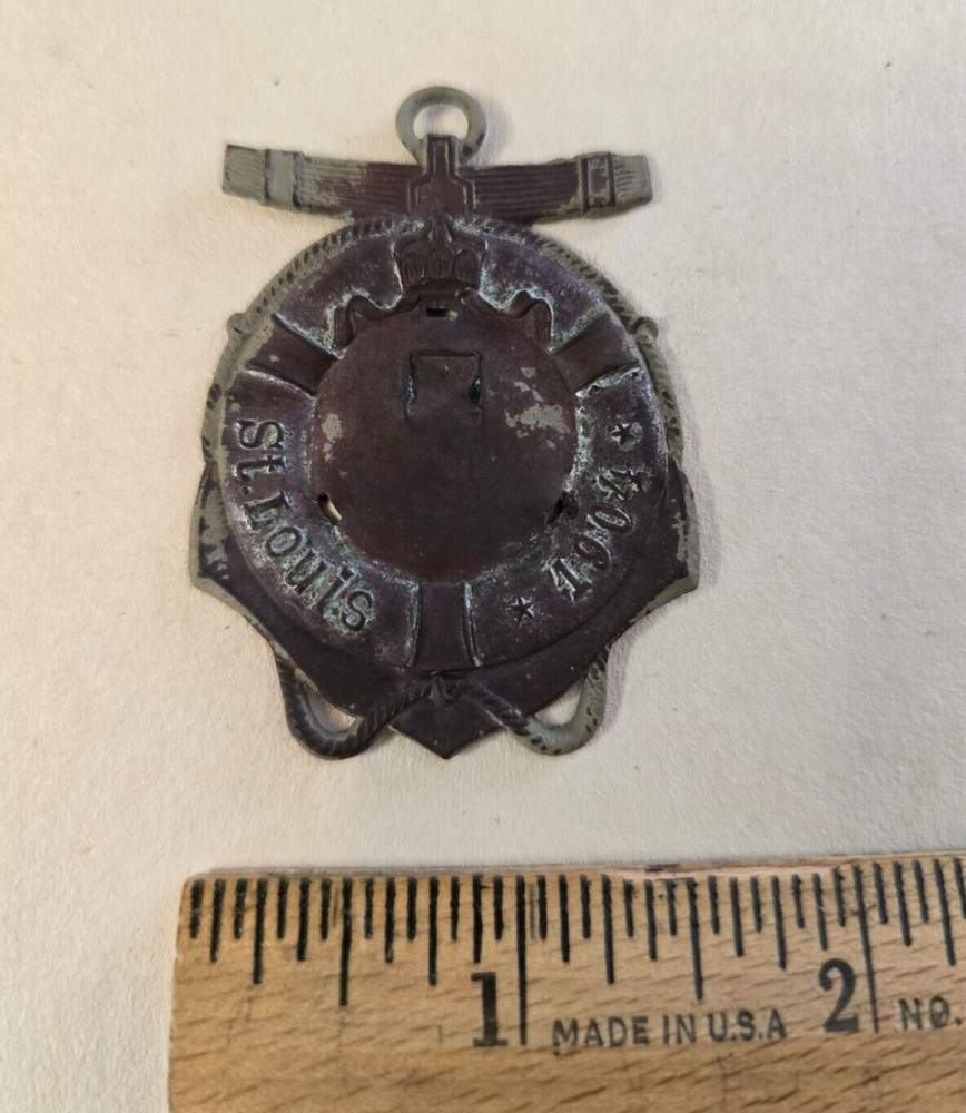 Worlds Fair German Navy Cap Badge 1904