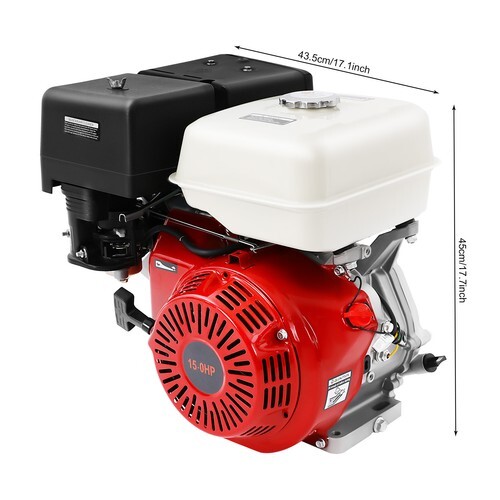 420 CC 15 Hp 4-stroke Gasoline Engine Horizontal Motor Cable Start 9700w