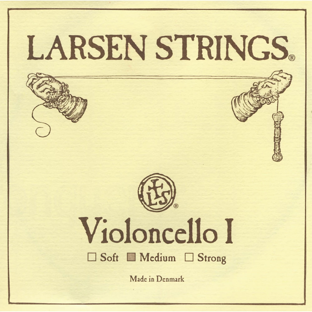 Larsen Strings Chromesteel Series Cello Strings A, Chromesteel, Strong
