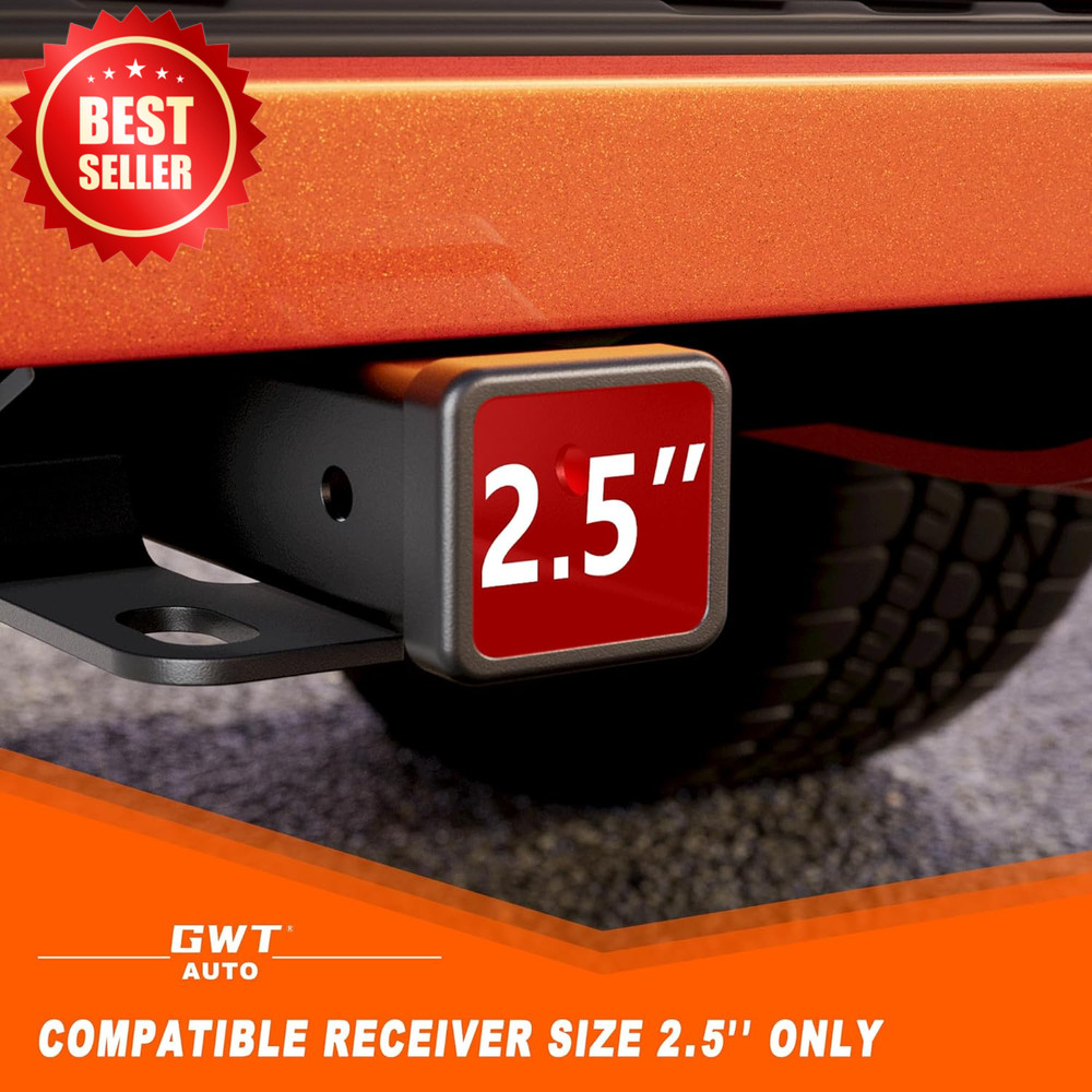 Adjustable Trailer Hitch Tri-Ball Hook 6" Drop 2.5" Receiver US