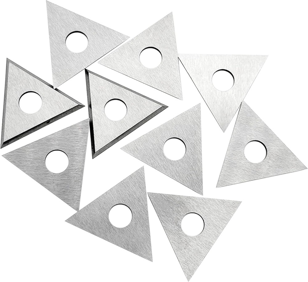 Paint scraper with carbide blade Double-sided reversible replacement