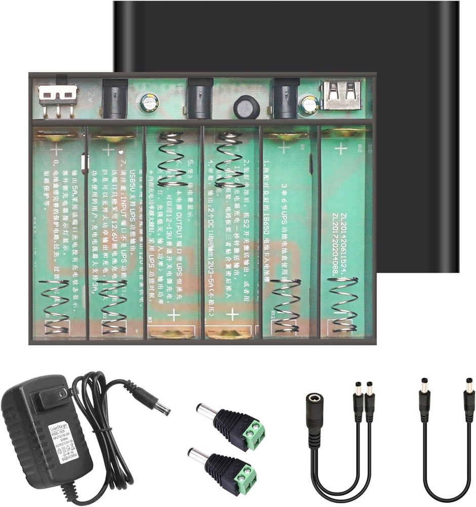 Mini UPS Battery Backup W/ Replaceable Lithium Battery DC 5V/9V/12V 4A Output