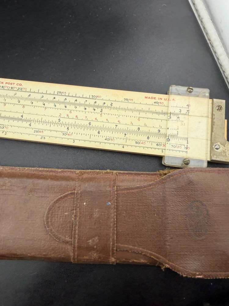 Post Slide Rule 1462 Frederick Post