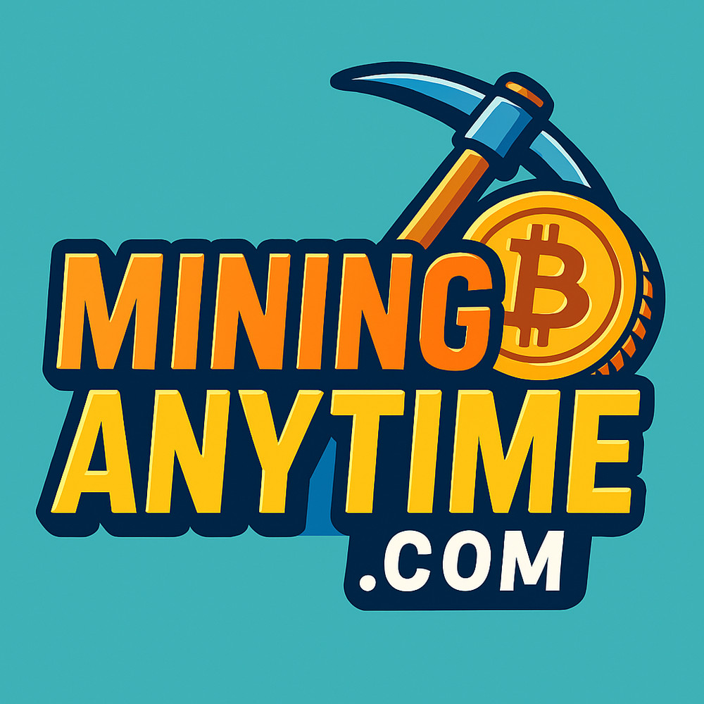 MiningAnytime.com - PREMIUM TWO WORD DOMAIN NAME - Blockchain, Crypto, Bitcoin