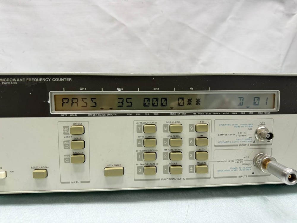 HP Hewlett Packard 5351B Continuous Wave Microwave Frequency Counter