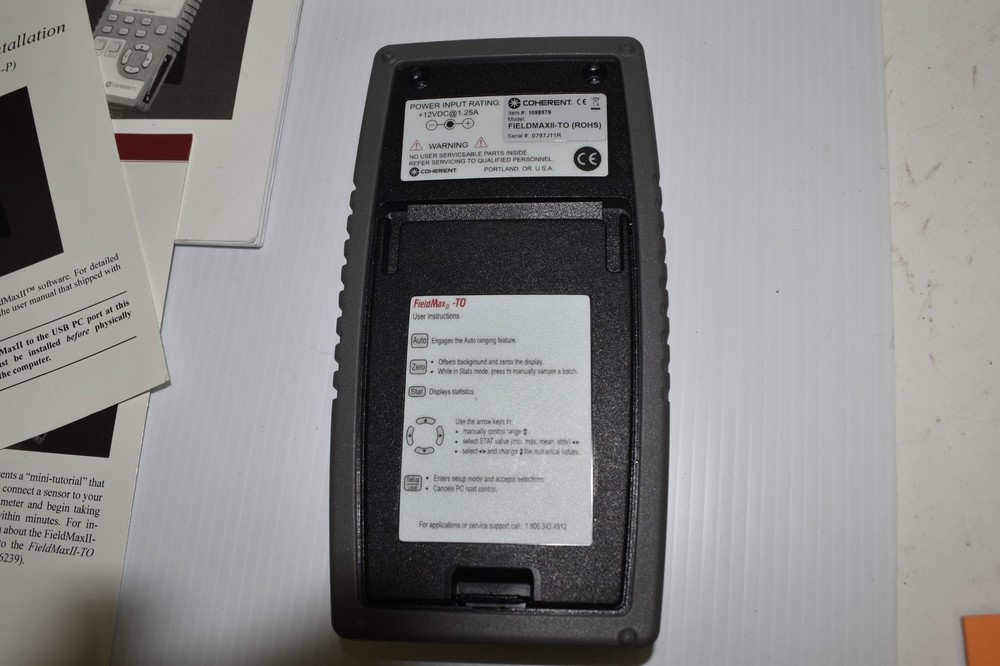 COHERENT FIELDMAX II LASER POWER METER (YGF1)