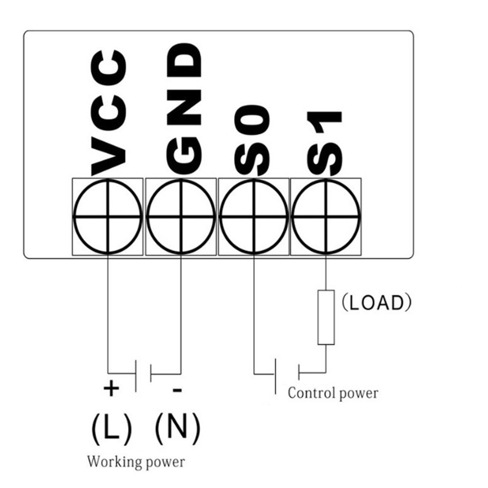 Cycle Timer Digital Delay Relay Programmable 110220V 20A with LED Display
