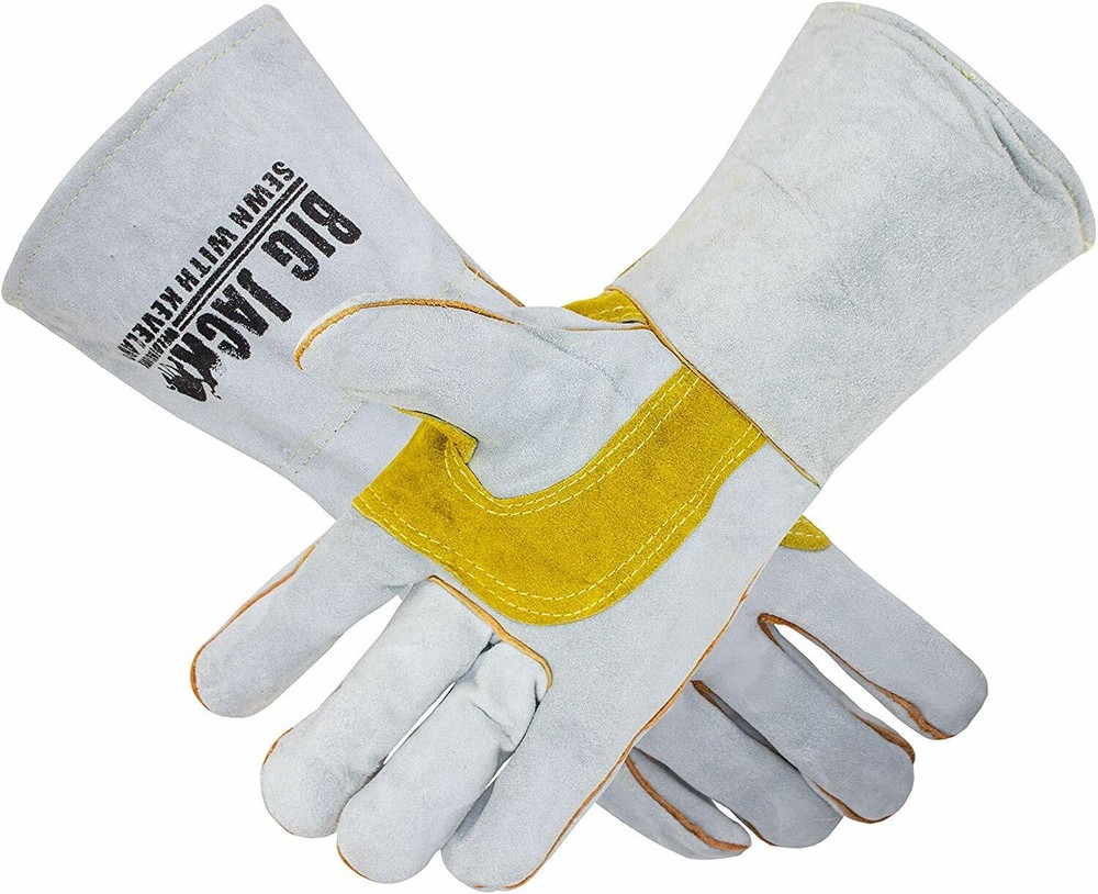 Better Grip Leather Welding Gloves made with Kevlar Stitching, BGBYWELD2