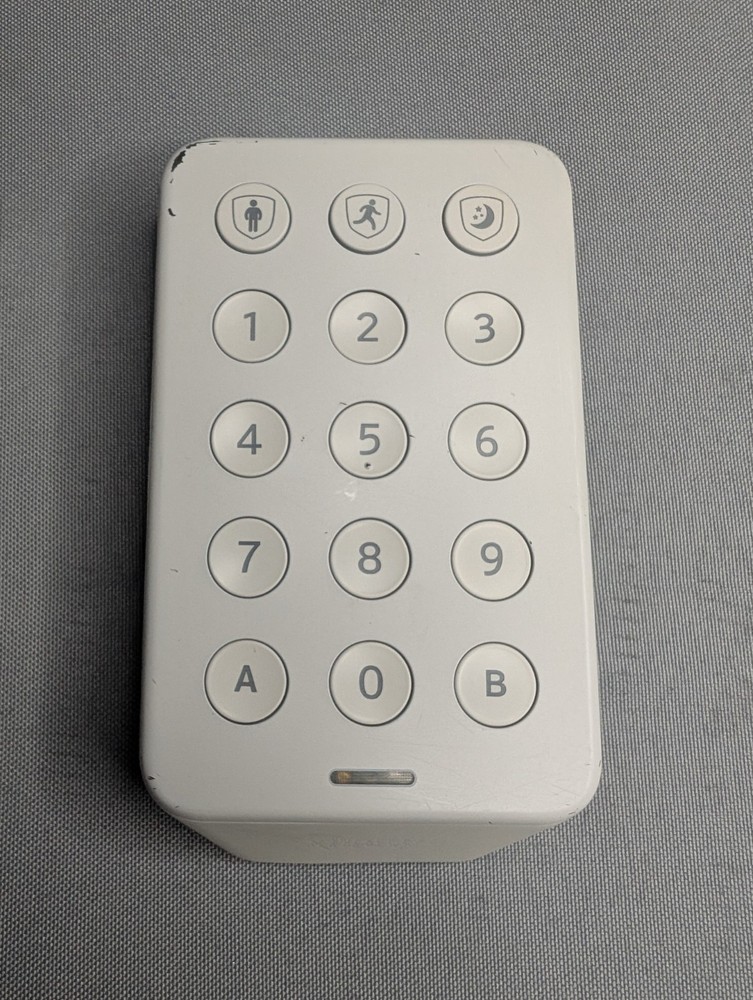Xfinity XHK1-UE Security Alarm Keypad White Home Security With Replacement Back