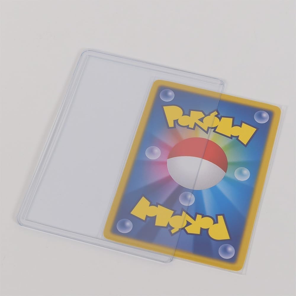 UV Protection Side Loader Regular PVC Card Sleeves 10 Pack, Clear, Modern Sty...