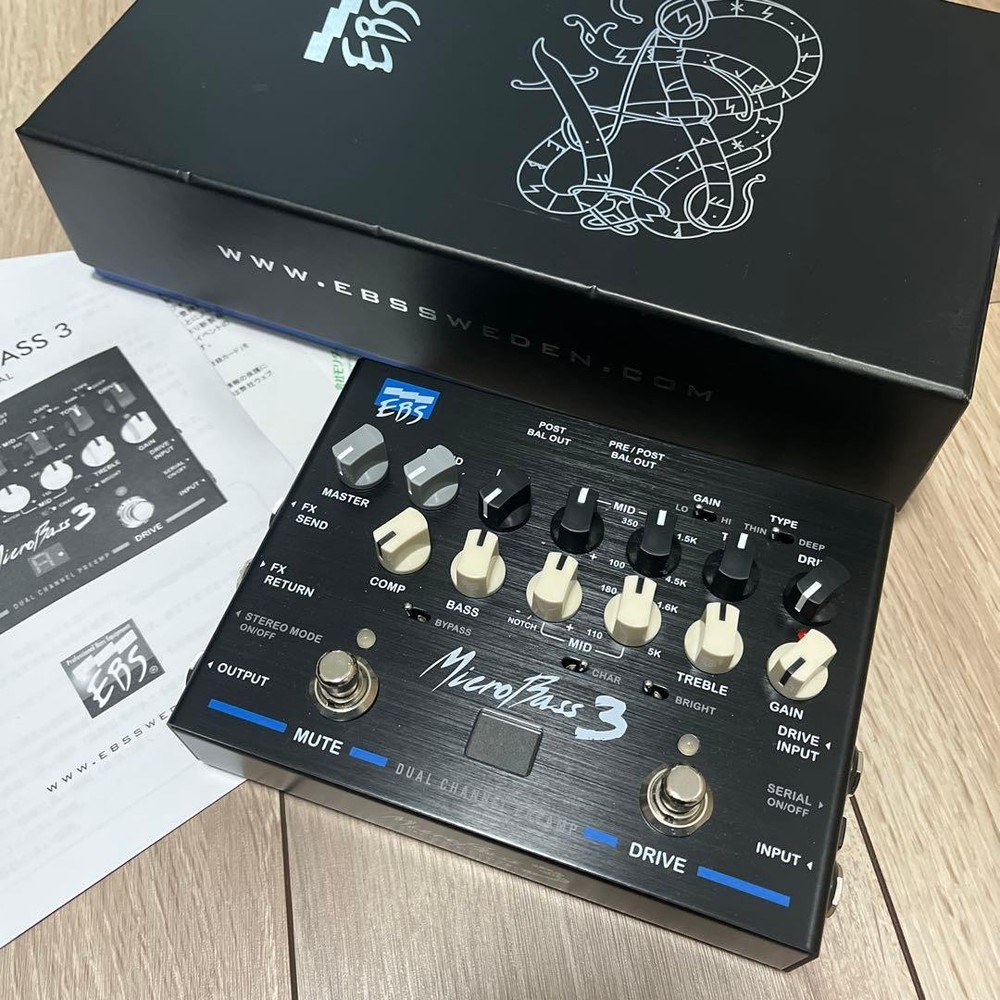 Good condition｜EBS MicroBass 3 bass pre